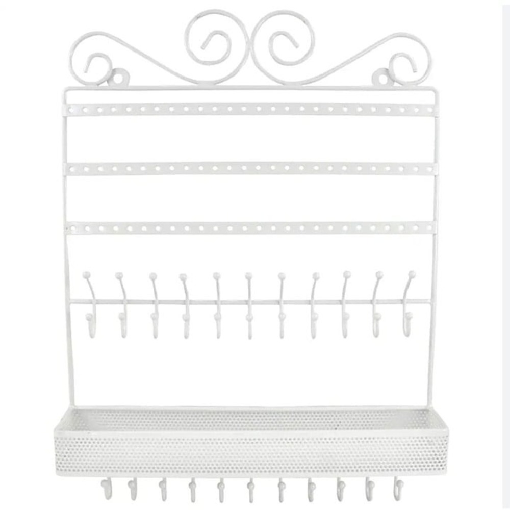 White Hanging Jewelry Organizer 2024
